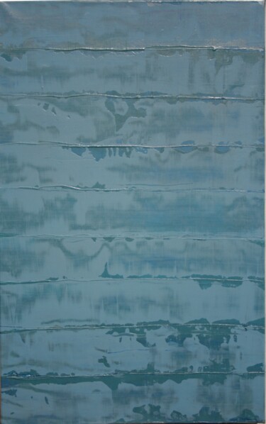 Série reflet, Voiles d'ondes Peinture intitulée "Série reflet, Voile…" par Thierry Wurmser, Œuvre d'art originale, Acrylique Monté sur Châssis en bois