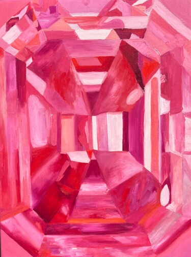 Schilderij getiteld "55" door Darina Abramova, Origineel Kunstwerk, Olie