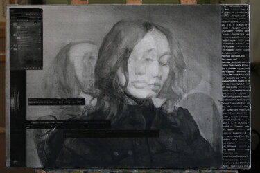 META, conceptual drawing, portrait 제목이 "META, conceptual dr…"인 미술작품 Dmytro Dotsenko로, 원작, 수채화