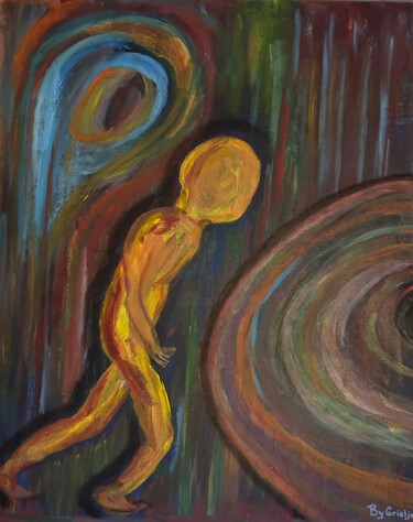 Pintura intitulada "Dystopia" por Grietje Van Dijk, Obras de arte originais, Acrílico