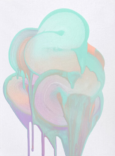 Surface #2 Peinture intitulée "Surface #2" par Polina Popova, Œuvre d'art originale, Acrylique