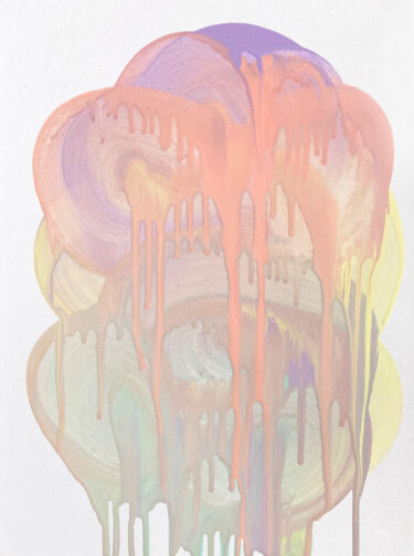 Surface #5 Peinture intitulée "Surface #5" par Polina Popova, Œuvre d'art originale, Acrylique