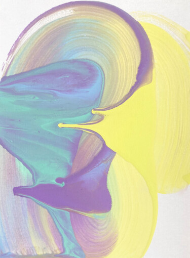 Time #1 Peinture intitulée "Time #1" par Polina Popova, Œuvre d'art originale, Acrylique