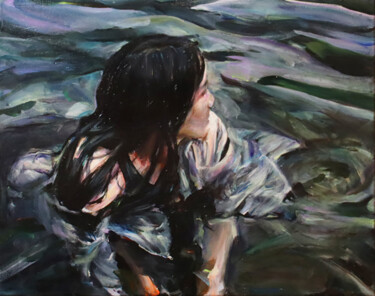 "Long Summer" başlıklı Tablo Hoho Kuo tarafından, Orijinal sanat, Akrilik Ahşap Sedye çerçevesi üzerine monte edilmiş