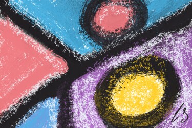 Arts numériques intitulée "Formes" par Enrico Siconnelly, Œuvre d'art originale, Peinture numérique