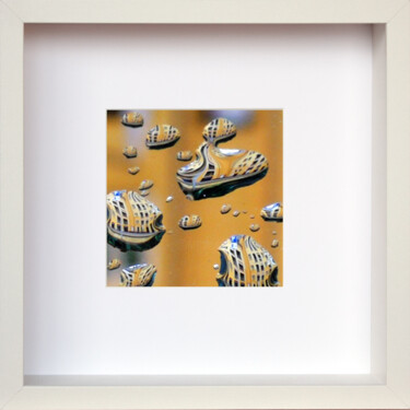Photography titled "Casa Gialla" by Ingrid Blaurock, Original Artwork, Digital Photography Mounted on Cardboard