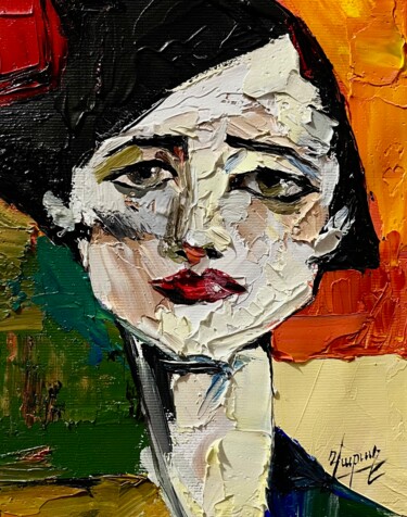Through the Silence Schilderij getiteld "Through the Silence" door Vahe Bagumyan, Origineel Kunstwerk, Olie Gemonteerd op Frame voor houten bran…