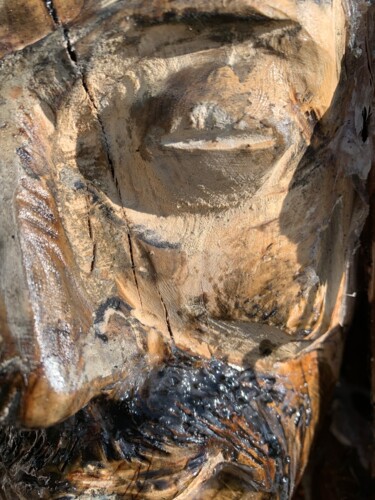 "IL CRISTO" başlıklı Heykel Marco Ciarlora tarafından, Orijinal sanat, Ahşap