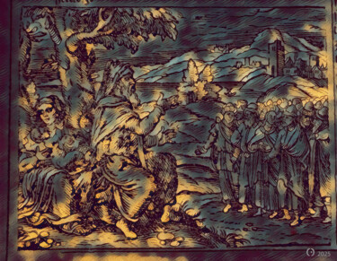 Digital Arts titled "New Old Poster III" by Christian Envall, Original Artwork, 2D Digital Work