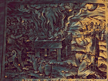 Digital Arts titled "New Old Poster IX" by Christian Envall, Original Artwork, 2D Digital Work