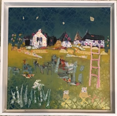 Pintura titulada "Ma petite Bretagne" por Sarah Lanyi, Obra de arte original, Acrílico Montado en Bastidor de camilla de mad…