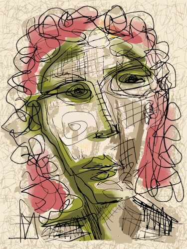 Arte digitale intitolato "VF8" da Franck Vidal, Opera d'arte originale, Pittura digitale