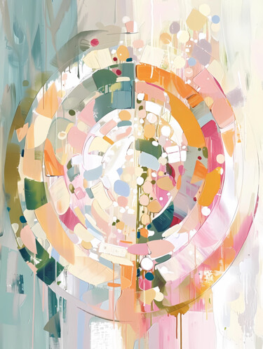 数字艺术 标题为“Radiant Spectrum ,A…” 由Nadezhda Dvornikova, 原创艺术品, 数字油画