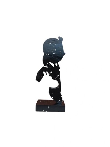 "TINTIN AND MILOU" başlıklı Heykel Ravi tarafından, Orijinal sanat, Akrilik