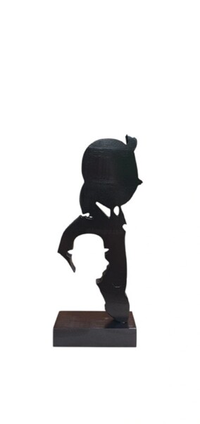 Скульптура под названием "TINTIN AND DUPONT" - Ravi, Подлинное произведение искусства, Акрил