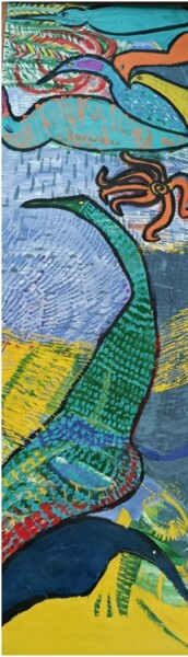 Peinture intitulée "Untitled" par Orna Oryan, Œuvre d'art originale, Huile