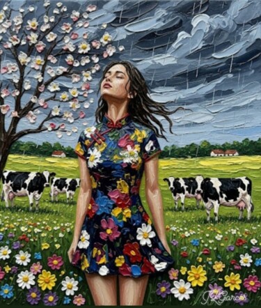 Arts numériques intitulée "emotion689" par Jean-Luc Garcés, Œuvre d'art originale, Image générée par l'IA