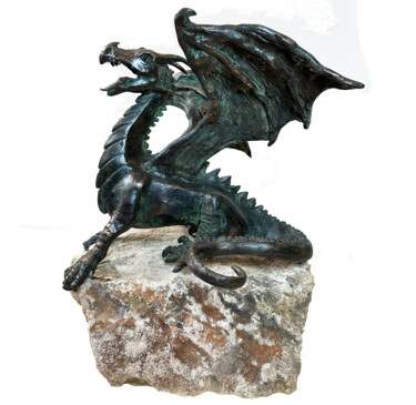Dragon "Dragon" başlıklı Heykel Kristof Toth tarafından, Orijinal sanat, Bronz
