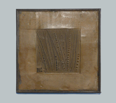 Sculpture titled "Posidonies" by Nathalie Cambessedes, Original Artwork, Concrete