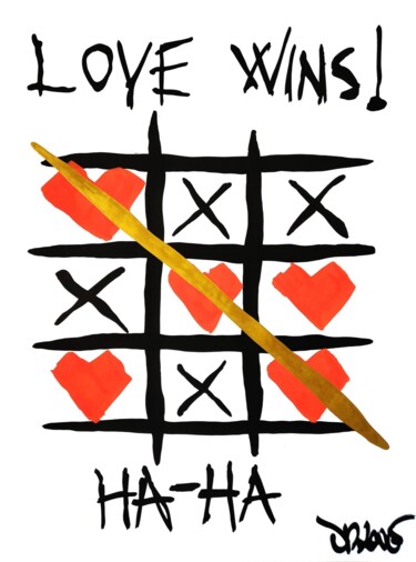 Love wins Картина под названием "Love wins" - Dr. Love, Подлинное произведение искусства, Акрил