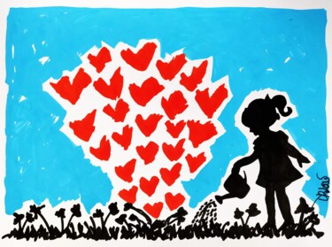 绘画 标题为“Seeds of love” 由Dr. Love, 原创艺术品, 丙烯