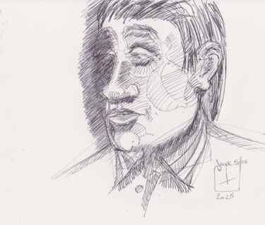 Disegno intitolato "juin 2025!" da Frédéric Avez, Opera d'arte originale, Biro