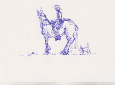 Disegno intitolato "mai 2025 /" da Frédéric Avez, Opera d'arte originale, Biro