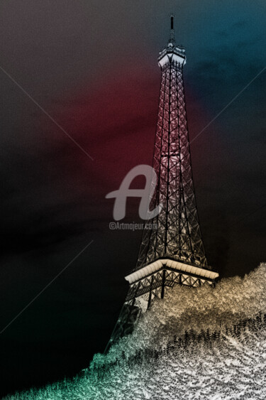 Fotografia intitolato "Paris mon amour 30…" da Bruno Houdayer, Opera d'arte originale, Fotografia manipolata Montato su Allu…