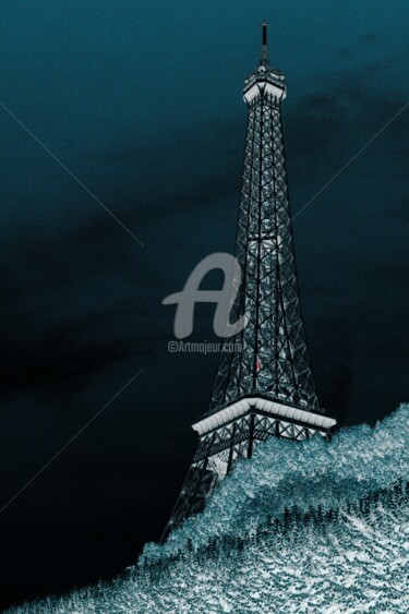 제목이 "Paris mon amour 30A…"인 사진 Bruno Houdayer로, 원작, 디지털 알루미늄에 장착됨
