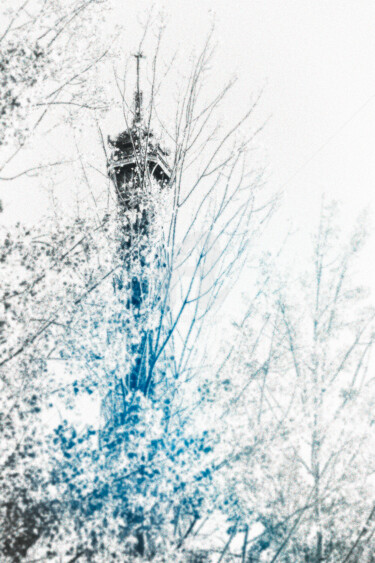 Paris mon amour 29 - Tribute to Paris Tour Eiffel Фотография под названием "Paris mon amour 29…" - Bruno Houdayer, Подлинное произведение искусства, Цифровая фотография Устан…