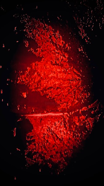 Étreinte pourpre Fotografie getiteld "Étreinte pourpre" door Mélanie Stéphanie Massé Artiste, Origineel Kunstwerk, Lichtschilderen
