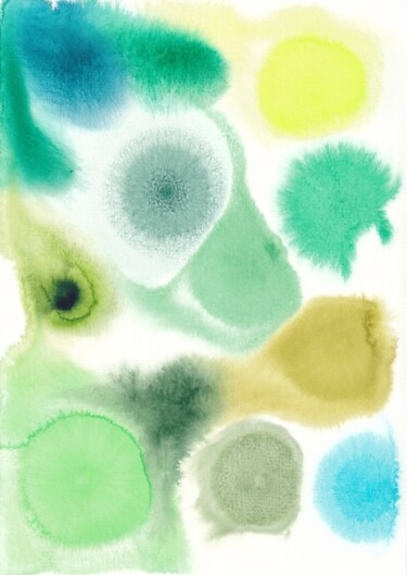 Peinture intitulée "Watercolour #89" par Polina Popova, Œuvre d'art originale, Aquarelle