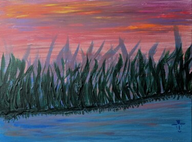 "Evening Wind" başlıklı Tablo Troy Wilson-Ripsom tarafından, Orijinal sanat, Akrilik Ahşap Sedye çerçevesi üzerine monte edi…