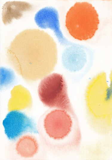 Peinture intitulée "Watercolour #126" par Polina Popova, Œuvre d'art originale, Aquarelle