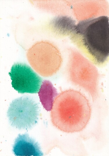 Peinture intitulée "Watercolour #167" par Polina Popova, Œuvre d'art originale, Aquarelle