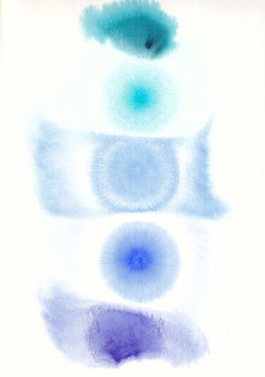 Peinture intitulée "Watercolour #65" par Polina Popova, Œuvre d'art originale, Aquarelle