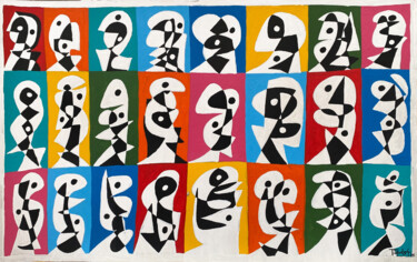 绘画 标题为“..Mosaico..” 由Enrique Pichardo, 原创艺术品, 丙烯