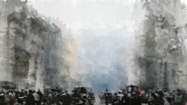 Arts numériques intitulée "Avenue Crush" par Russell Newell, Œuvre d'art originale, Travail numérique 2D