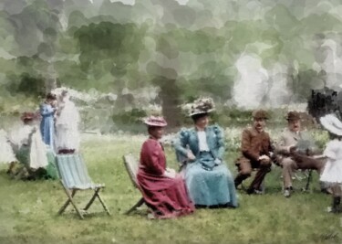 Digital Arts με τίτλο "In the Gardens" από Russell Newell, Αυθεντικά έργα τέχνης, 2D ψηφιακή εργασία