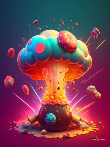 Digital Arts titled "Chicobon" by Franck Dupont, Original Artwork, 3D Modeling
