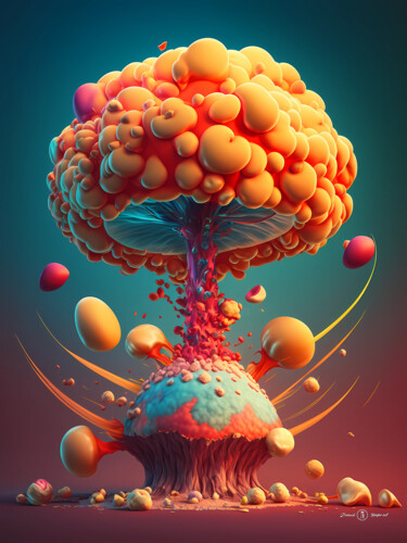 Digital Arts titled "Fat man" by Franck Dupont, Original Artwork, 3D Modeling