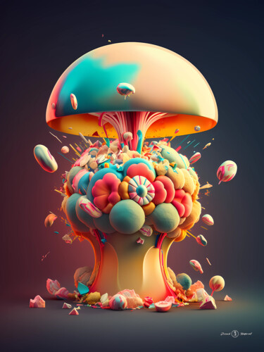Digital Arts titled "Shaktic tac" by Franck Dupont, Original Artwork, 3D Modeling