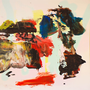Pittura intitolato "Flying high III" da Geert Lemmers, Opera d'arte originale, Acrilico Montato su Plexiglass