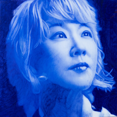 Tekening getiteld "Youn Sun Nah" door Ananou, Origineel Kunstwerk, Balpen