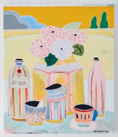 Ζωγραφική με τίτλο "One calm afternoon" από Rob Tucker, Αυθεντικά έργα τέχνης, Ακρυλικό