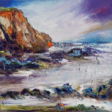 Painting titled "Storm III" by Gennadiy V. Ivanov, Original Artwork, Oil