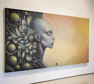 Enigma 绘画 标题为“Enigma” 由Alexandra Ros, 原创艺术品, 油 安装在木质担架架上