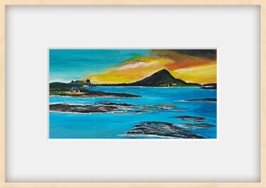 "LOFOTEN" başlıklı Tablo Ninoufloral tarafından, Orijinal sanat, Akrilik Ahşap panel üzerine monte edilmiş