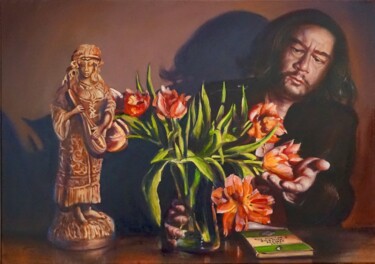 Schilderij getiteld "Time to loose" door Gennadiy V. Ivanov, Origineel Kunstwerk, Olie