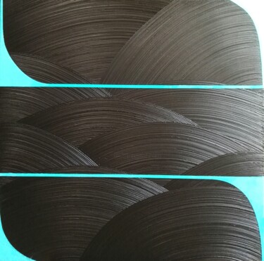 "peinture contempora…" başlıklı Tablo Steivan Loundou tarafından, Orijinal sanat, Petrol Ahşap Sedye çerçevesi üzerine monte…